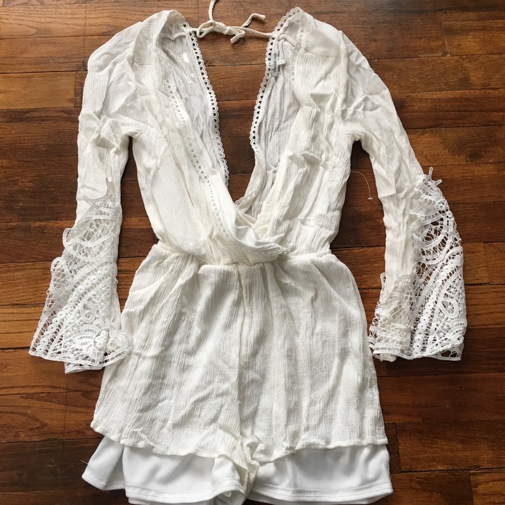 Charlotte Russe White romper
